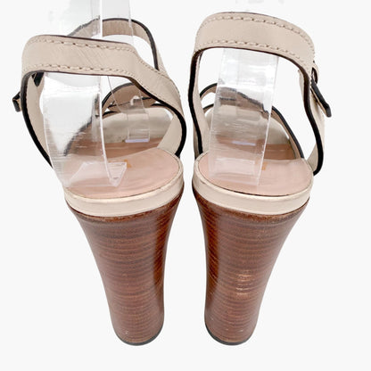 Gucci Cosmos Platform Sandals White Size 39.5