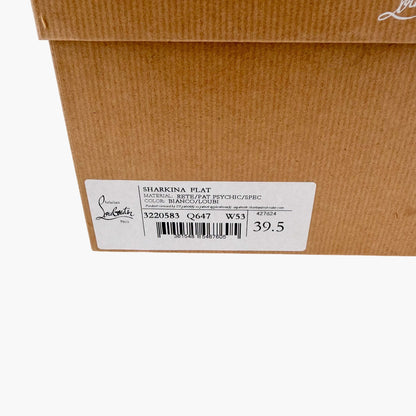 Christian Louboutin Sharkina Sneakers White Red Size 39.5