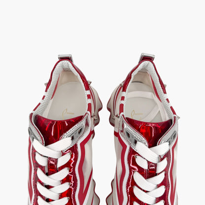 Christian Louboutin Sharkina Sneakers White Red Size 39.5