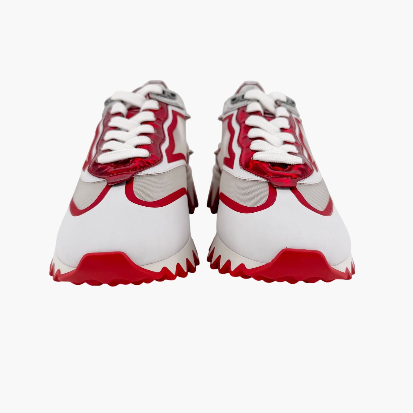Christian Louboutin Sharkina Sneakers White Red Size 39.5