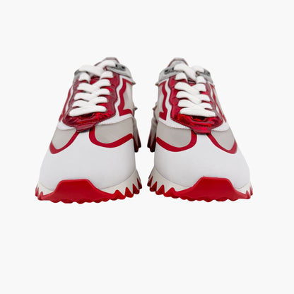 Christian Louboutin Sharkina Sneakers White Red Size 39.5