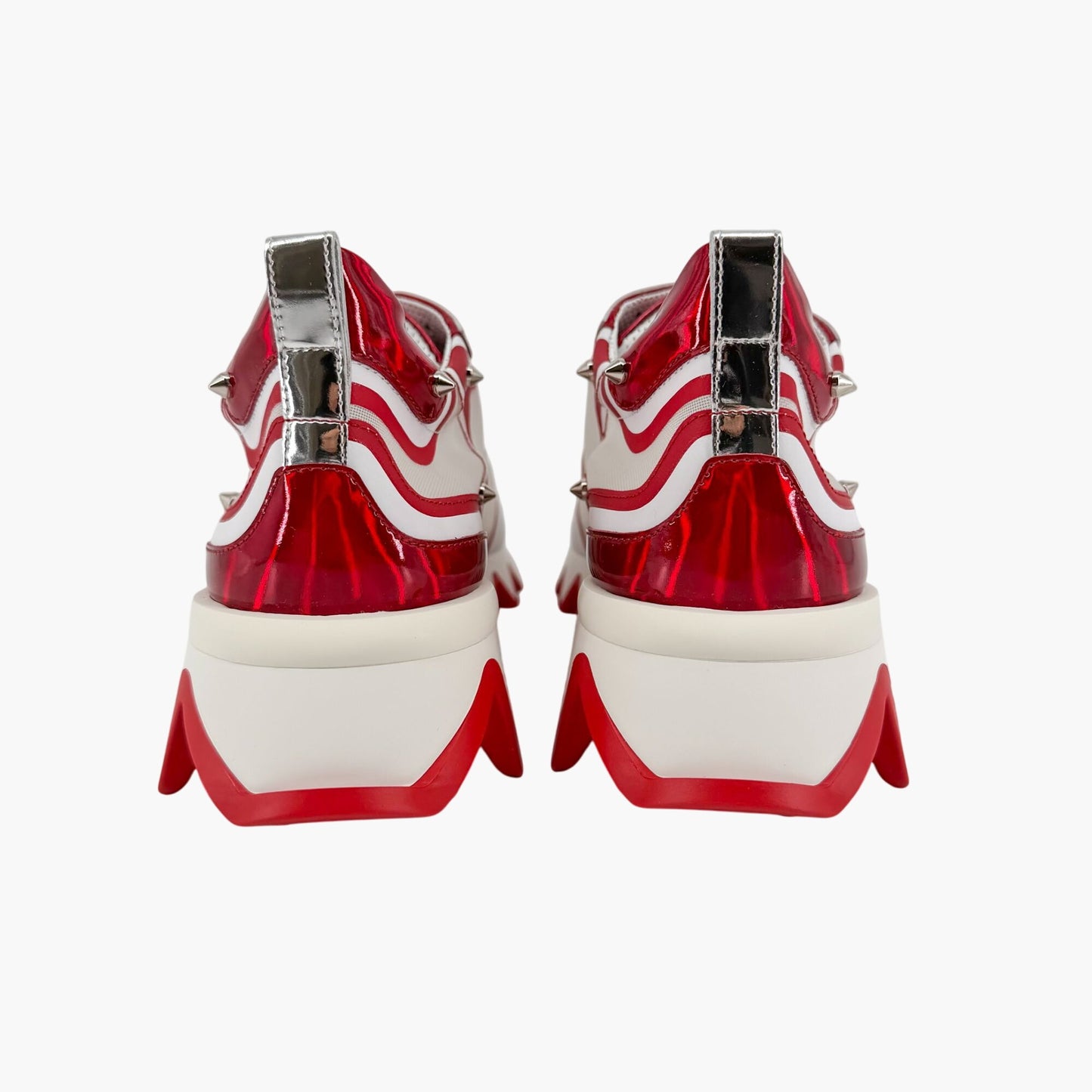 Christian Louboutin Sharkina Sneakers White Red Size 39.5