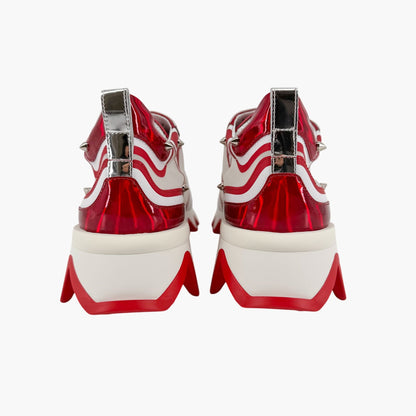 Christian Louboutin Sharkina Sneakers White Red Size 39.5
