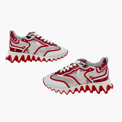 Christian Louboutin Sharkina Sneakers White Red Size 39.5
