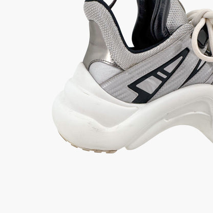 Louis Vuitton Archlight Silver Mesh Chunky Sneakers – Size 37
