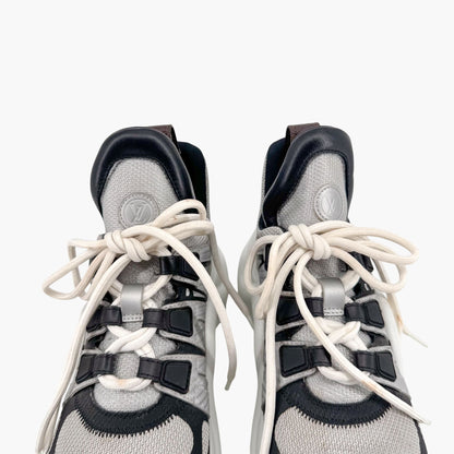 Louis Vuitton Archlight Silver Mesh Chunky Sneakers – Size 37