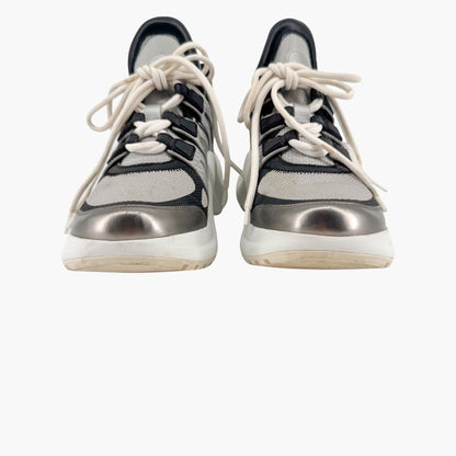 Louis Vuitton Archlight Silver Mesh Chunky Sneakers – Size 37