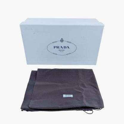 Prada Triangle Logo T Strap Sandals Gold Size 37.5