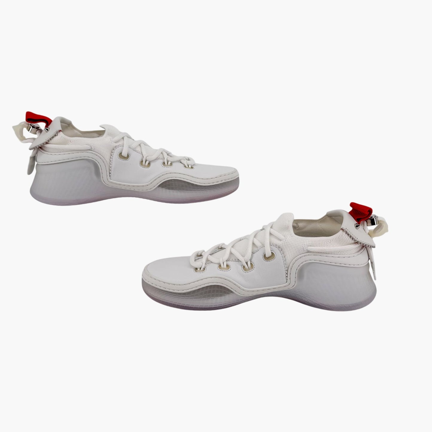 Christian Louboutin Arpoador Donna White Leather Sneakers Size 39