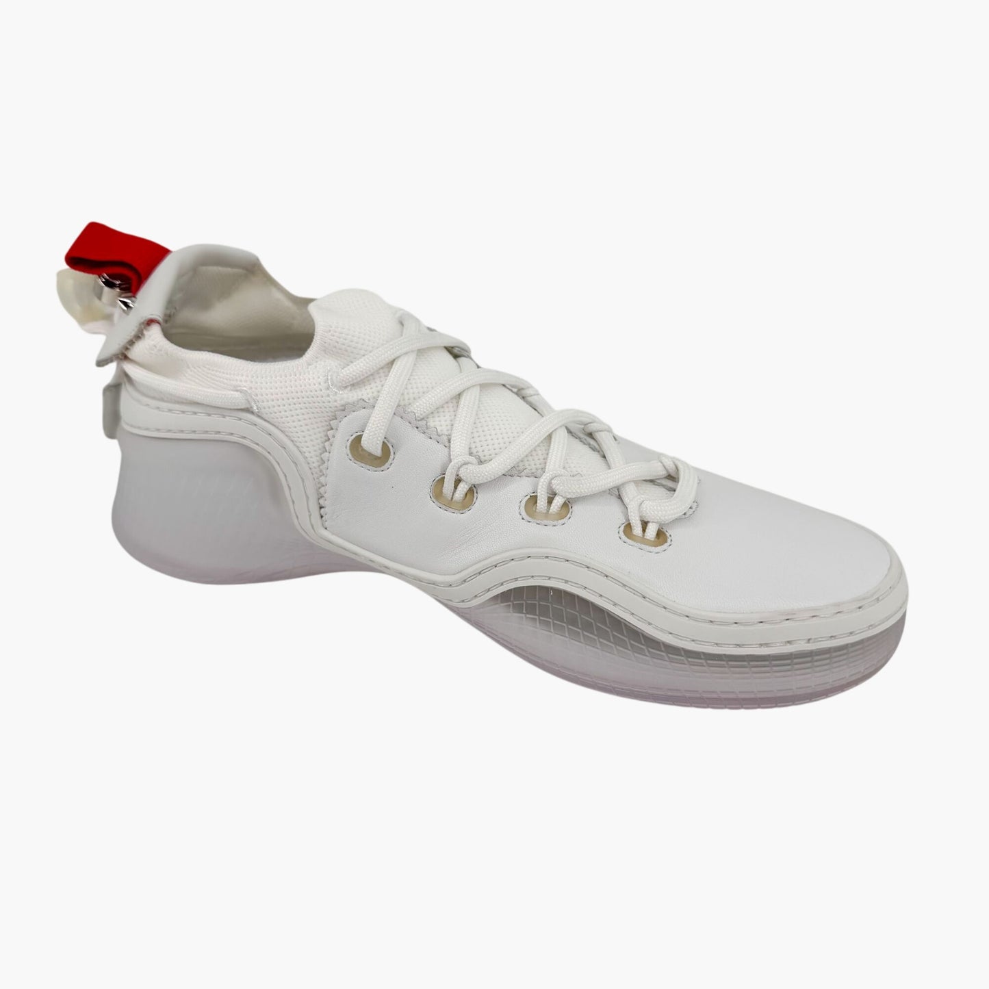 Christian Louboutin Arpoador Donna White Leather Sneakers Size 39
