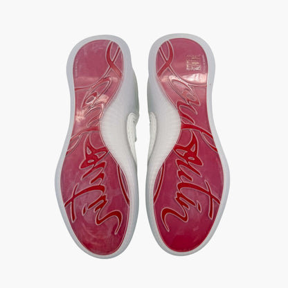 Christian Louboutin Arpoador Donna White Leather Sneakers Size 39