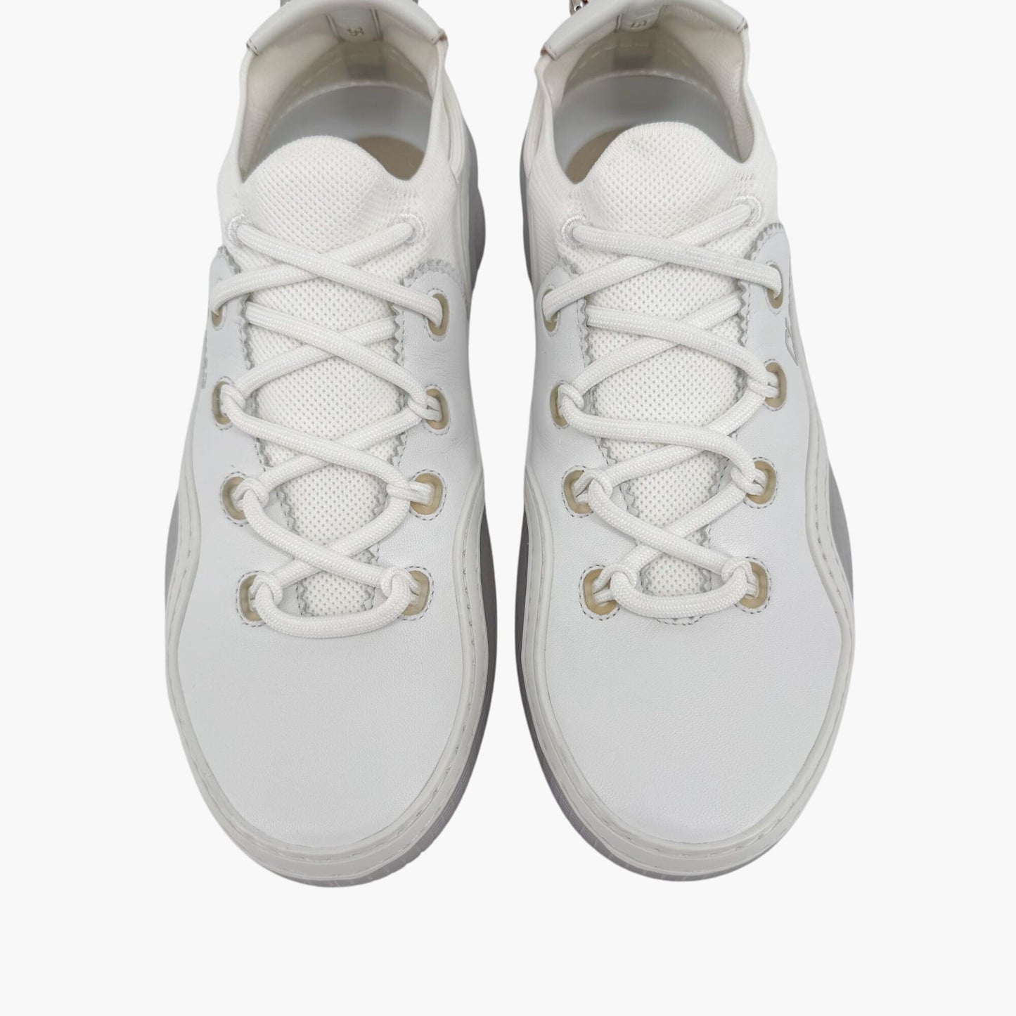 Christian Louboutin Arpoador Donna White Leather Sneakers Size 39