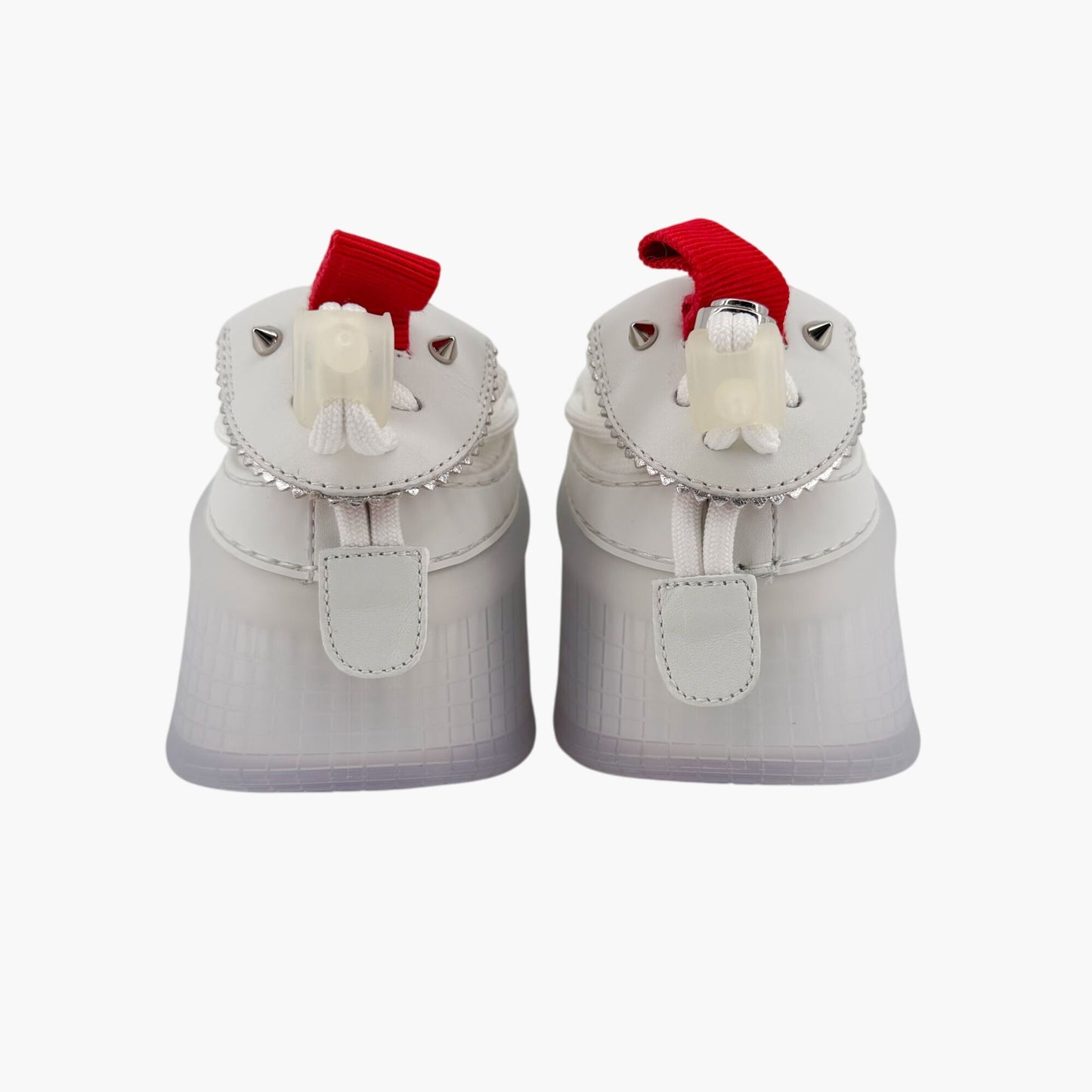 Christian Louboutin Arpoador Donna White Leather Sneakers Size 39