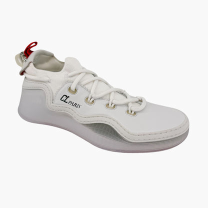 Christian Louboutin Arpoador Donna White Leather Sneakers Size 39