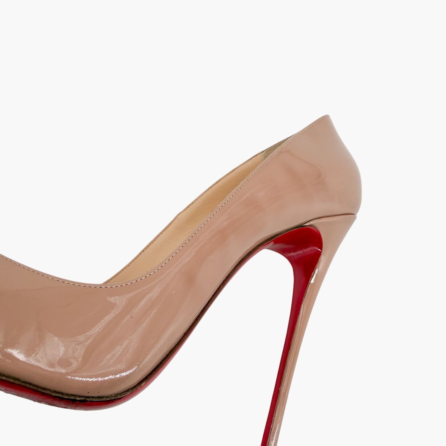 Christian Louboutin So Kate 120 Patent Pumps Nude Size 41