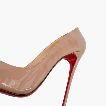 Christian Louboutin So Kate 120 Patent Pumps Nude Size 41