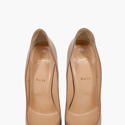 Christian Louboutin So Kate 120 Patent Pumps Nude Size 41
