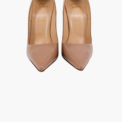 Christian Louboutin So Kate 120 Patent Pumps Nude Size 41