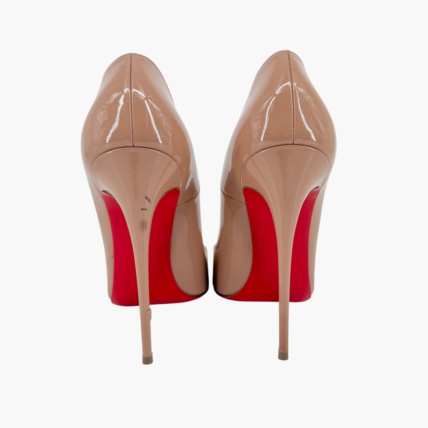 Christian Louboutin So Kate 120 Patent Pumps Nude Size 41