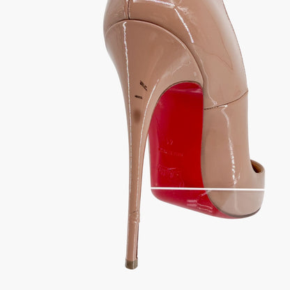 Christian Louboutin So Kate 120 Patent Pumps Nude Size 41