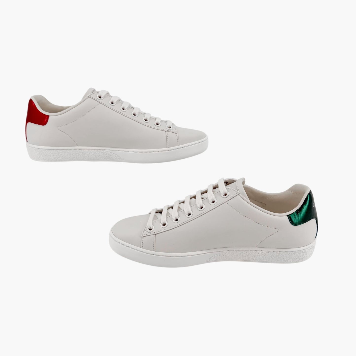 Gucci Ace Interlocking G Web Stripe Sneakers White Size 36.5