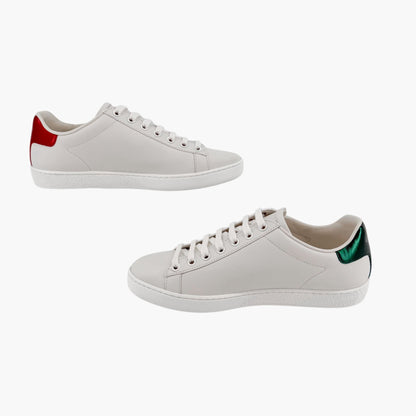 Gucci Ace Interlocking G Web Stripe Sneakers White Size 36.5