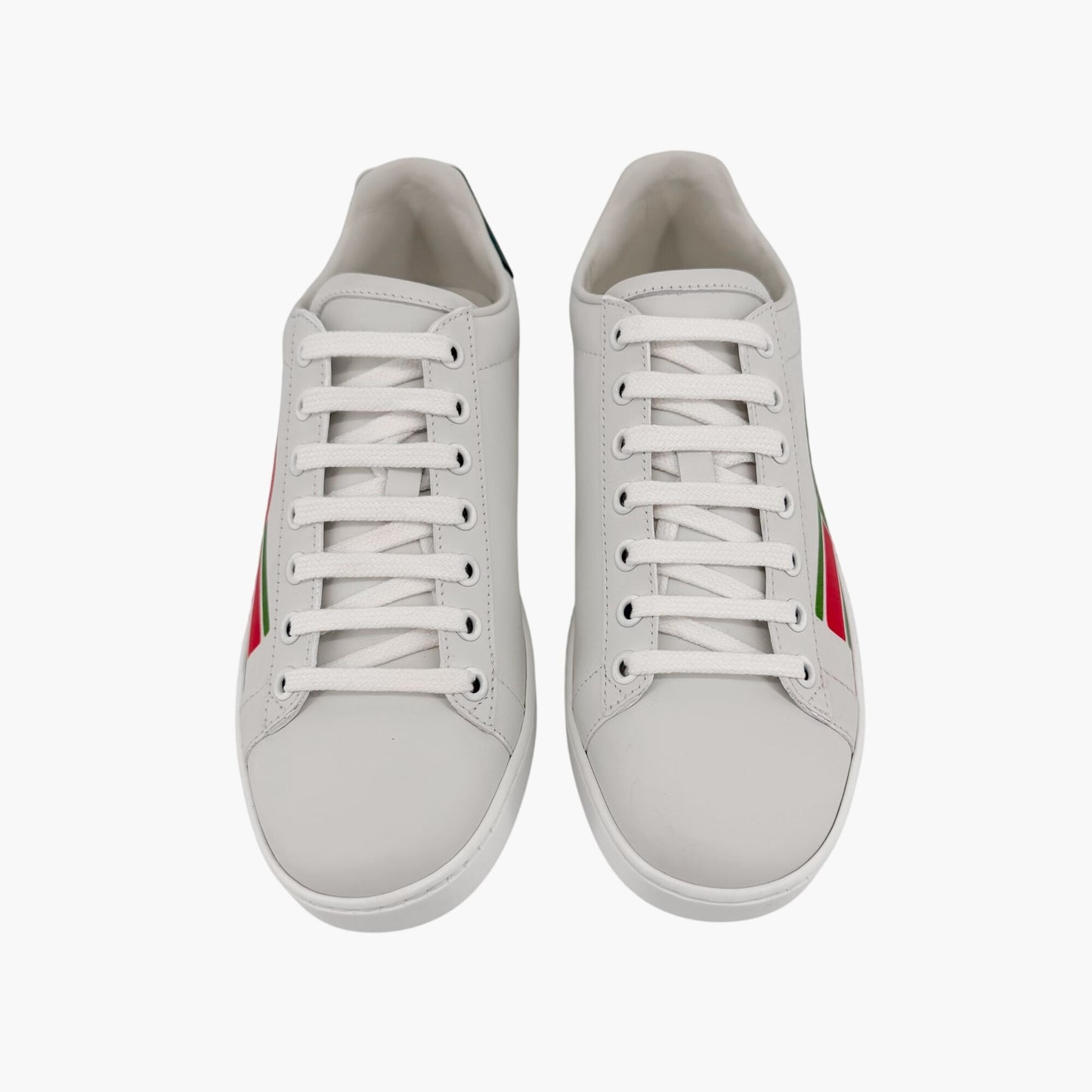 Gucci Ace Interlocking G Web Stripe Sneakers White Size 36.5