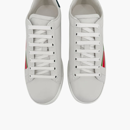 Gucci Ace Interlocking G Web Stripe Sneakers White Size 36.5
