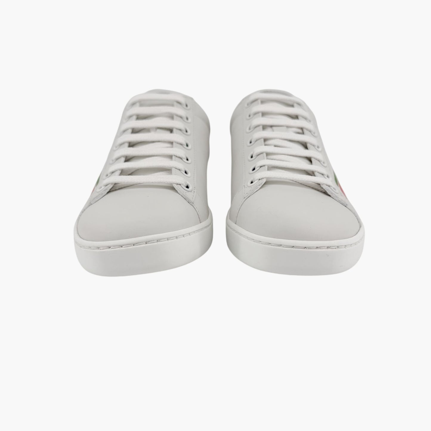 Gucci Ace Interlocking G Web Stripe Sneakers White Size 36.5