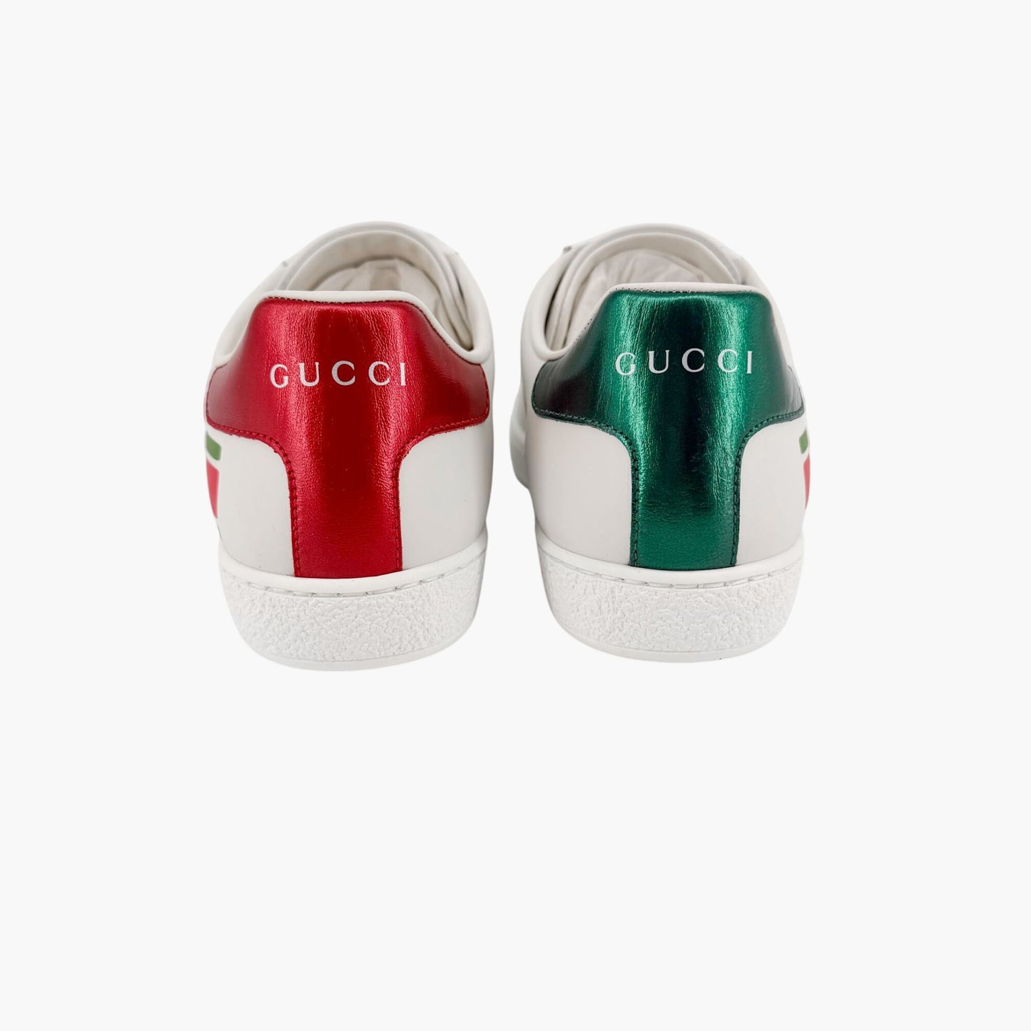 Gucci Ace Interlocking G Web Stripe Sneakers White Size 36.5