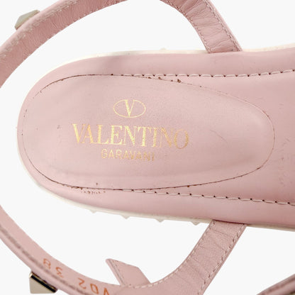 Valentino Garavani Rockstud Fisherman Sandals Pink Size 38