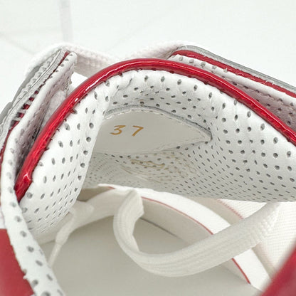 Christian Louboutin Sharkina Sneakers White Red Size 37