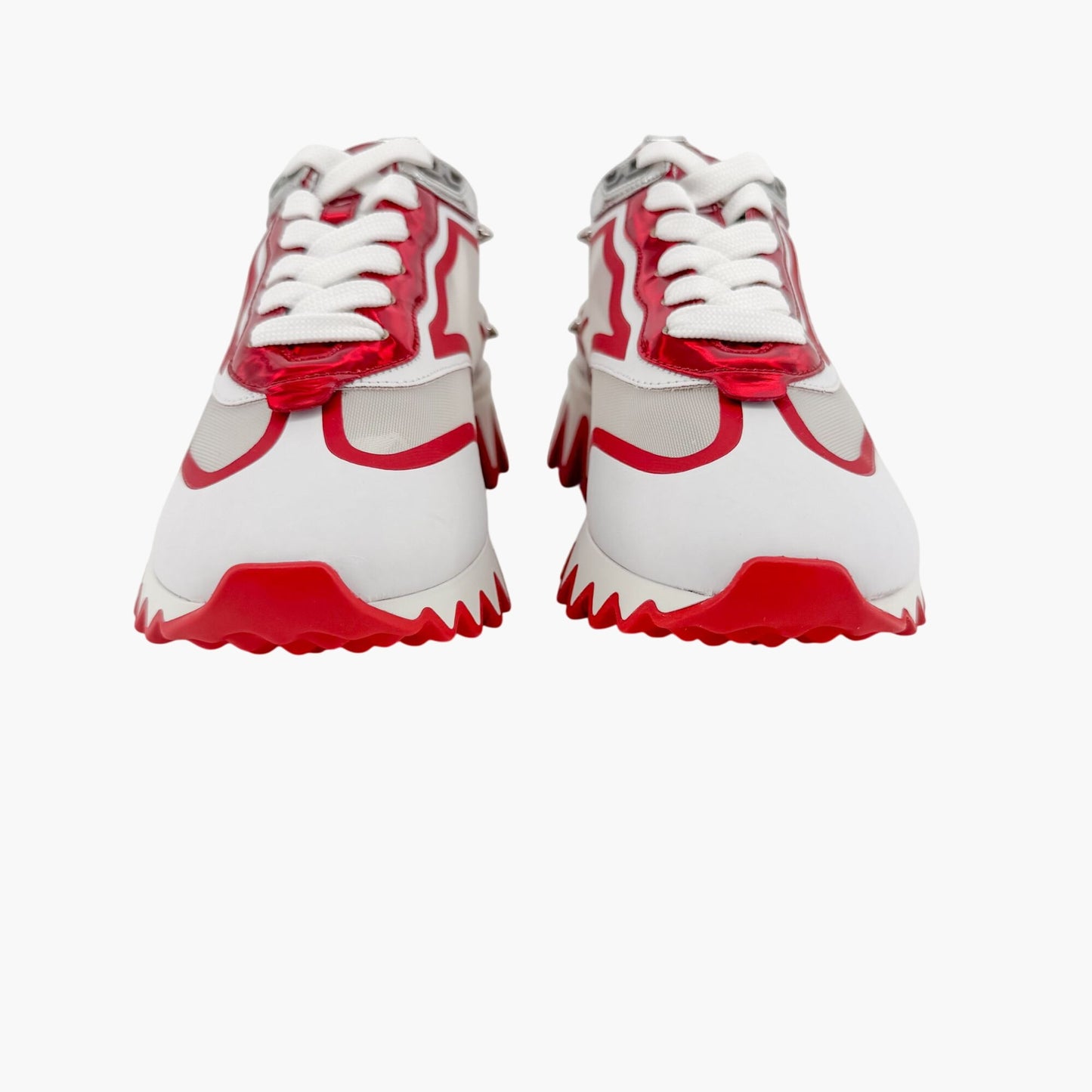 Christian Louboutin Sharkina Sneakers White Red Size 37