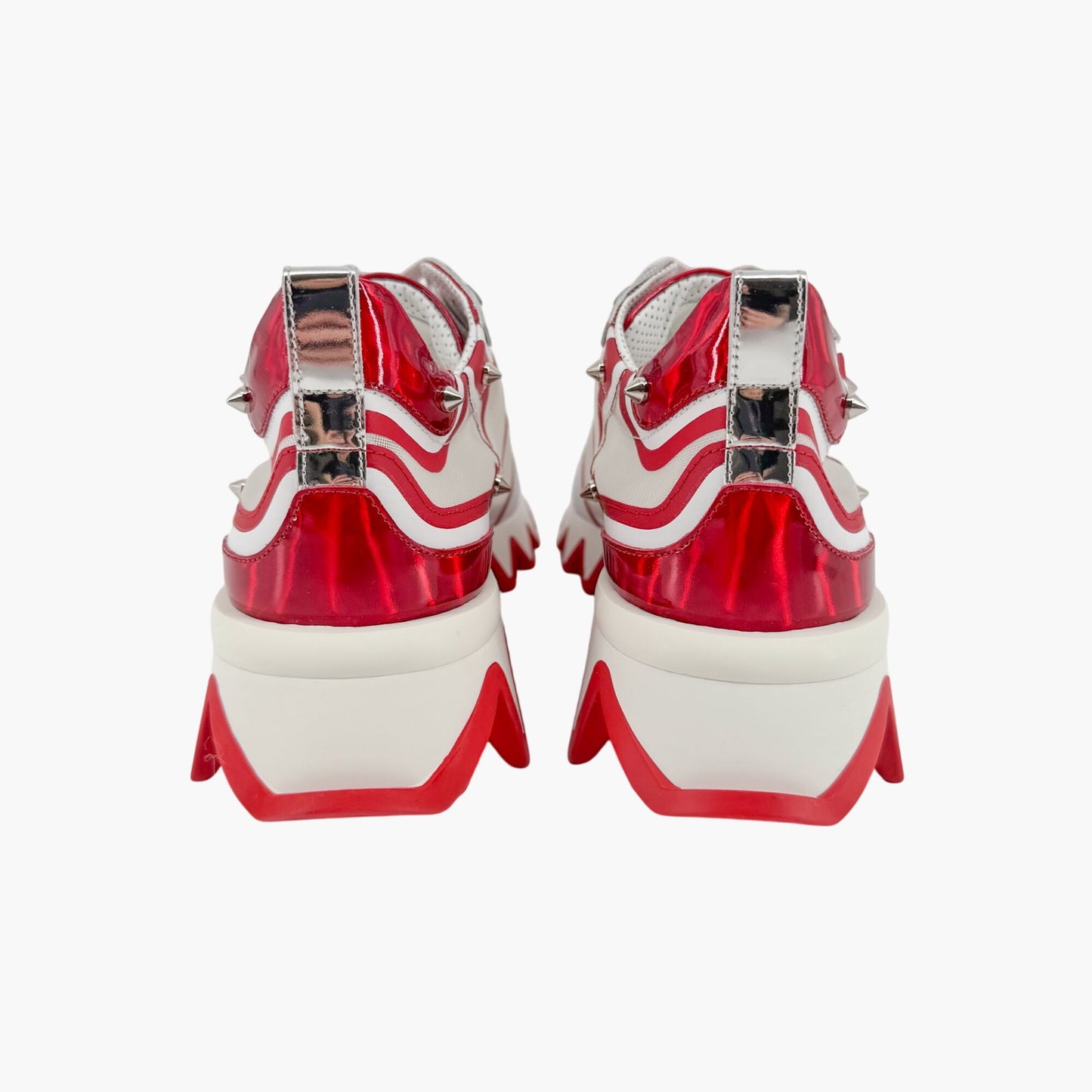Christian Louboutin Sharkina Sneakers White Red Size 37