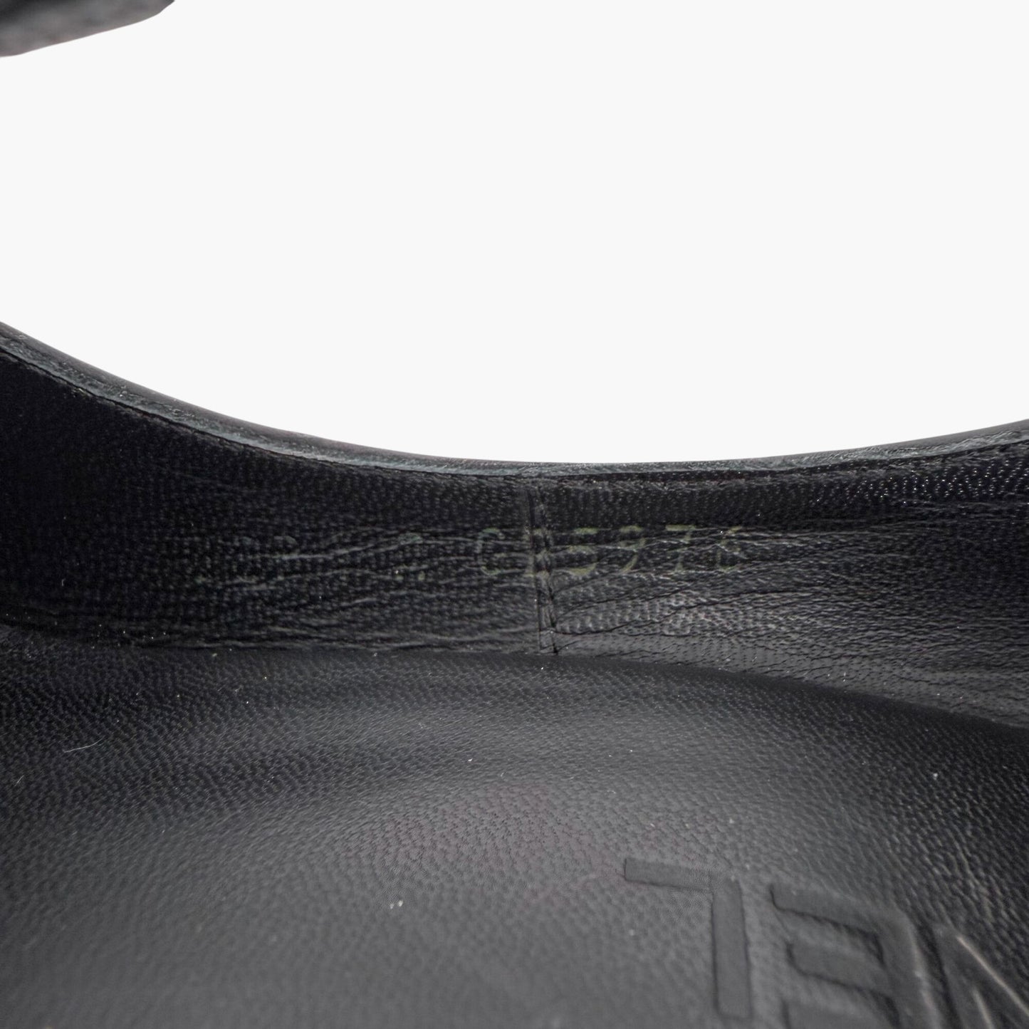 Chanel Black CC Studded T-Strap Wedge Heels Size 38