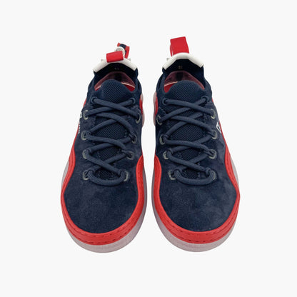 Christian Louboutin Navy Blue Suede Arpoador Spike Sneakers – Size 37