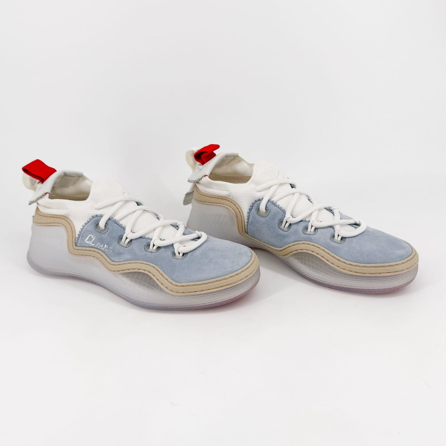 Christian Louboutin Arpoador Sneakers Light Blue Size 39