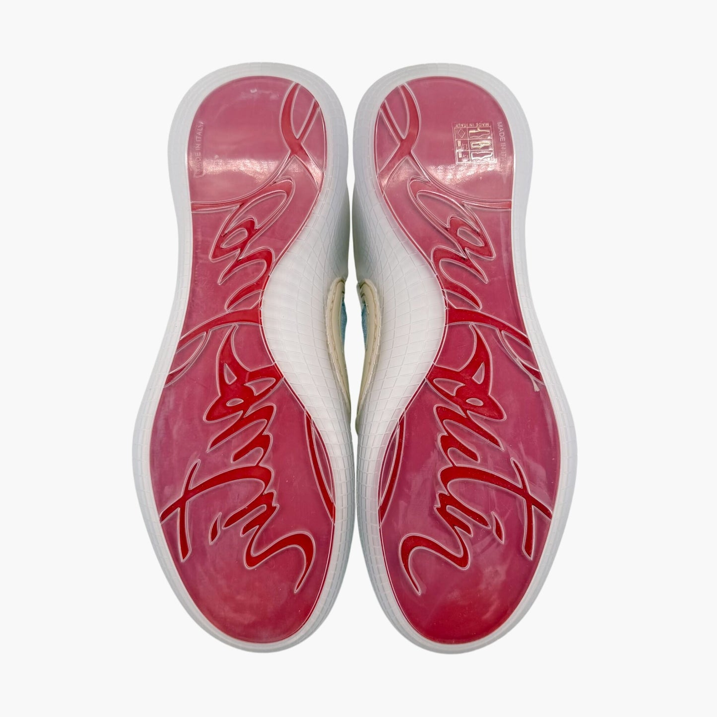 Christian Louboutin Arpoador Sneakers Light Blue Size 39