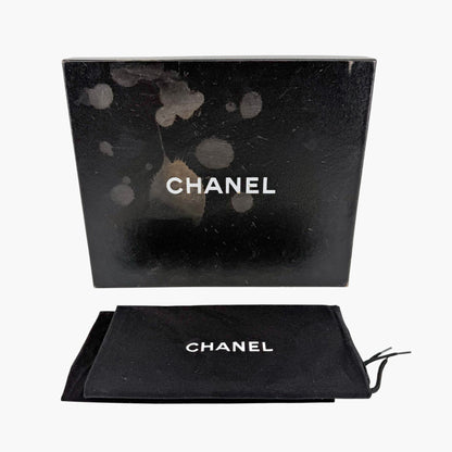 Chanel Pearl Platform Cap Toe Pumps Black Size 37