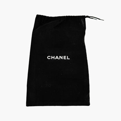 Chanel Camellia CC Leather Thong Slide Sandals Size 40.5