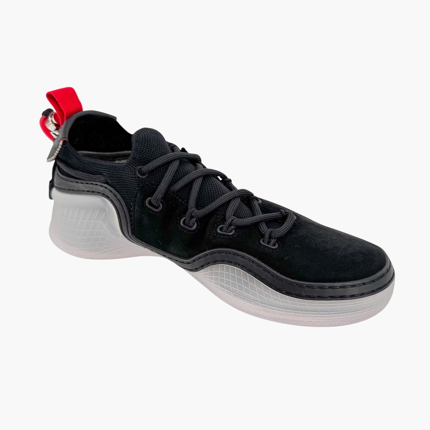 Christian Louboutin Arpoador Sneakers in Black Suede with Red Soles – Size 41