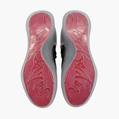 Christian Louboutin Arpoador Sneakers in Black Suede with Red Soles – Size 41