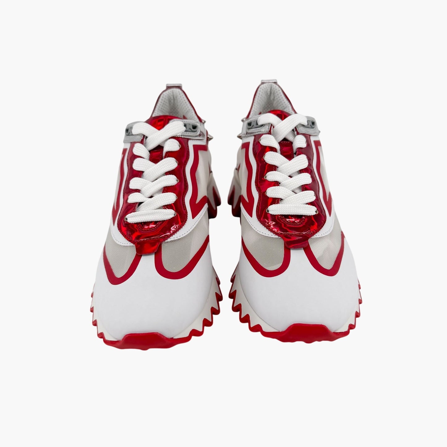 Christian Louboutin Sharkina Sneakers White Red Size 39
