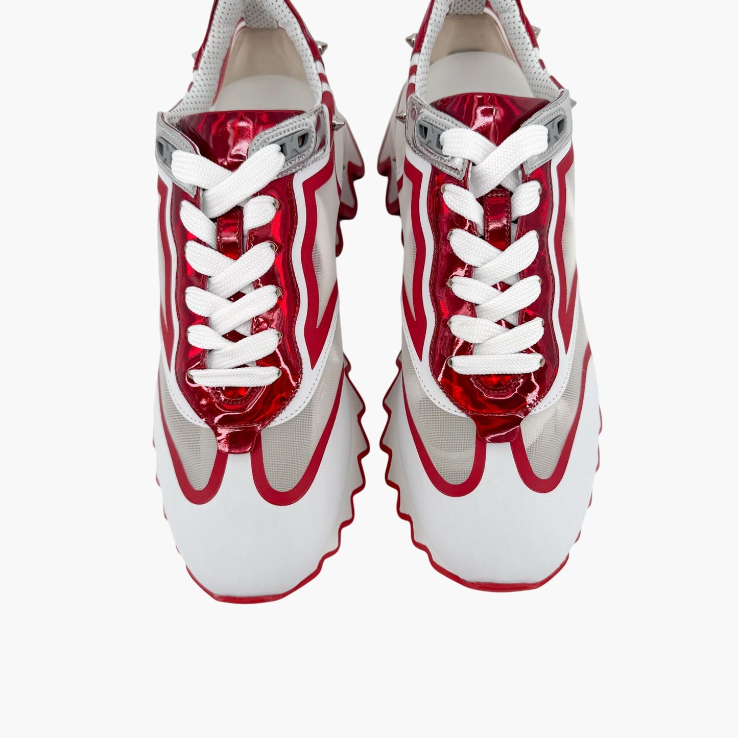Christian Louboutin Sharkina Sneakers White Red Size 39