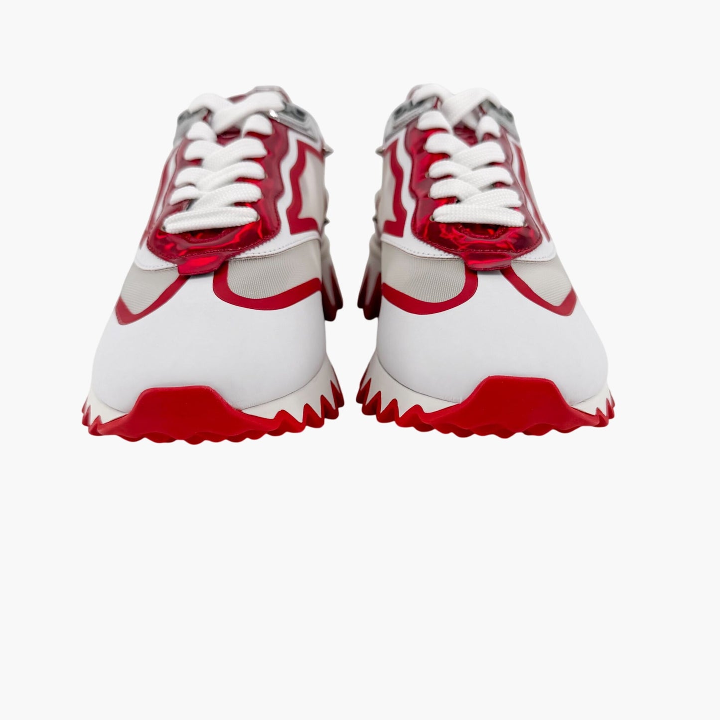 Christian Louboutin Sharkina Sneakers White Red Size 39