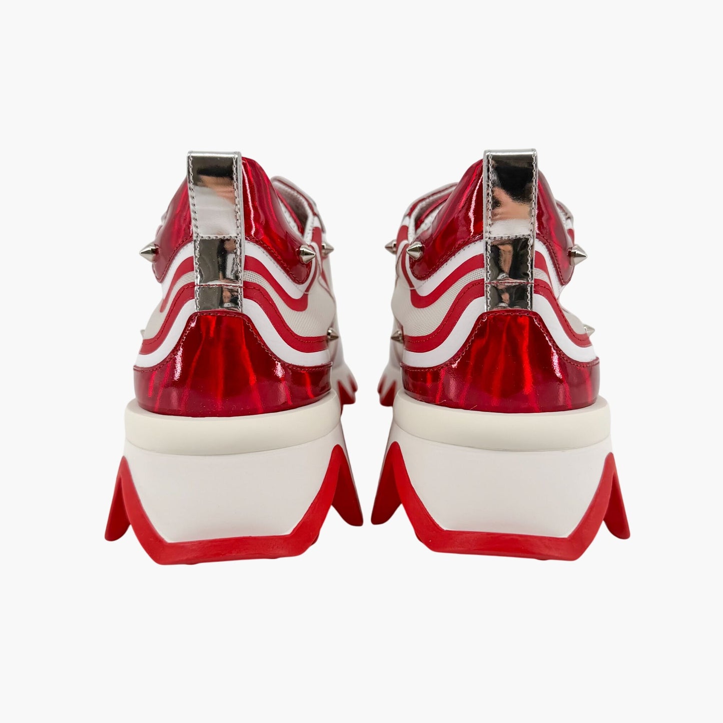 Christian Louboutin Sharkina Sneakers White Red Size 39
