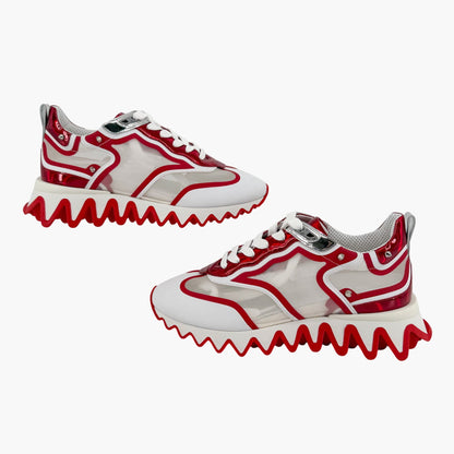 Christian Louboutin Sharkina Sneakers White Red Size 39