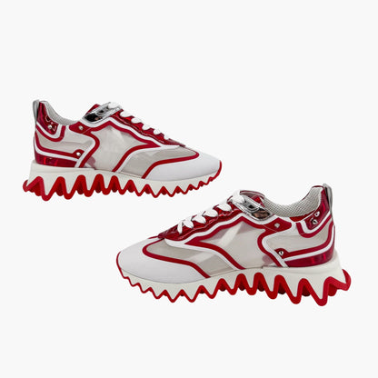Christian Louboutin Sharkina Sneakers White Red Size 41