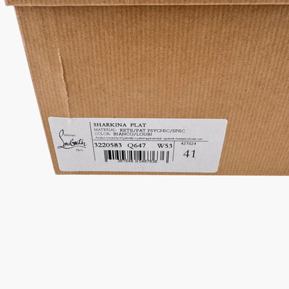 Christian Louboutin Sharkina Sneakers White Red Size 41