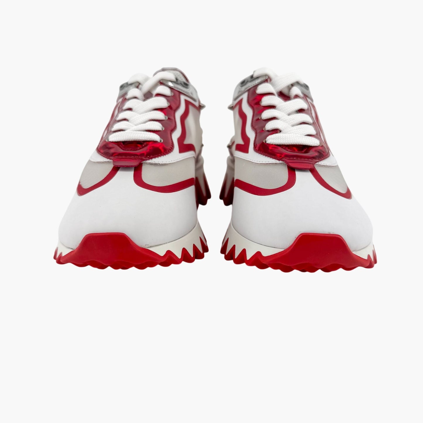 Christian Louboutin Sharkina Sneakers White Red Size 41